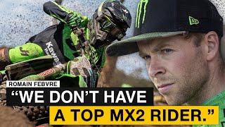 quotWe dont have a top MX2 riderquot  Romain Febvre on 2023 MXoN [upl. by Burner]