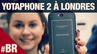 YotaPhone 2  lancement à Londres [upl. by Nallac]