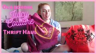 Old School Juicy Couture Thrift Haul [upl. by Anitsej]