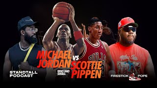 WHO HAD SWAG MICHAEL JORDAN vs SCOTTIE PIPPEN [upl. by Akimahs]