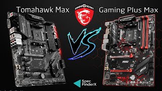 Msi B450 Tomahawk Max vs Msi B450 Gaming Plus Max [upl. by Anele]