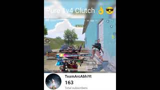 🔥Ana Pure 1v4👌😎90fps 1v4clutch bgmi pubgmobile gaming 1vs4 youtubeshorts shorts viralvideo [upl. by Ladonna]