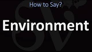 How to Pronounce Environment CORRECTLY [upl. by Leval135]