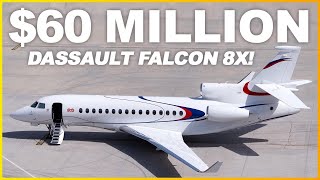 Inside This AMAZING 60 Million Dassault Falcon 8X [upl. by Dolf]