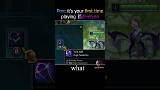 Evelynn Voice Lines are Something Else leagueoflegends leagueoflegendsmemes lolmemes gaming [upl. by Strickler990]