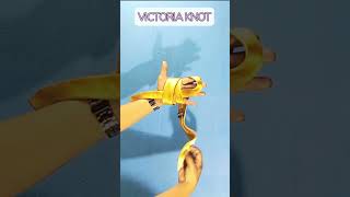 TYING A TIE ON YOUR ARM TRICK  HOW TO TIE A TIE VICTORIA KNOT [upl. by Allerbag]