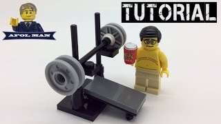 Lego Tutorial Weight Bench [upl. by Danieu]