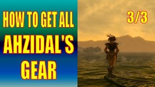 Skyrim Remastered  Ahzidal Boss Fight  How to Get All Ahzidals Gear Unearthed 33 [upl. by Leaffar]