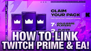 LINK EA AND TWITCH PRIME ACCOUNT FOR FREE PACKS FIFA 22 [upl. by Pish80]