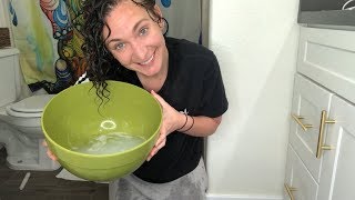 Hydrate frizzy curly Hair with Bowl Method [upl. by Nylrehc]