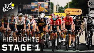 Tour de France 2024 Stage 1  EXTENDED HIGHLIGHTS  6292024  Cycling on NBC Sports [upl. by Yknarf]