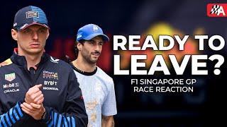 Is Max Verstappen Ready to leave F1  F1 Singapore GP Updates [upl. by Annohs432]