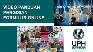 UPH College Online Form Admission [upl. by Skantze170]