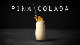 The Best PINA COLADA Ive Ever Tasted Essential Cocktails 4550 [upl. by Jenei]