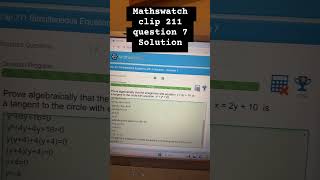 Mathswatch clip 211 Question 7 Solution Harder question 3 [upl. by Borek550]