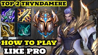 ¡TRYNDAMERE BUILD FULL VELOCIDAD Y CRITICOS  Wild Rift [upl. by Akcirderf]