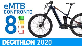 eMTB Decathlon 2020  8 mountain bike elettriche a confronto  MTBT [upl. by Nugent]