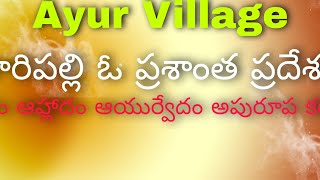 Ayur Village Saripalli Visiting ఆయుర్ విలేజ్ సారిపల్లి సందర్శన [upl. by Loren661]