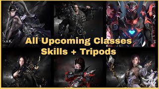 Lost Ark All New Upcoming Classes Skills amp CustomisationTripods Gameplay With Timestamp [upl. by Georgine]