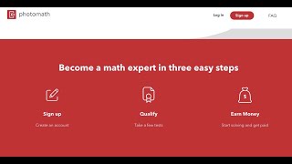 Online earning on Photomath Earn 20 to 100 simply by Completing Training Freelancing Series 3 [upl. by Hardie]