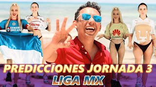 PREDICCIONES JORNADA 3 LIGA MX APERTURA 2024 LA RETA RIVIERA MAYA [upl. by Mccall]