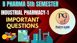 Industrial Pharmacy 1 importantquestions important bpharma pharmacy study trending [upl. by Ydnis]