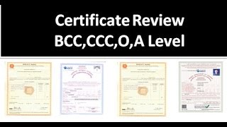 Nielit Doeacc Bcc CCC O Level A Level Certificate Review [upl. by Baras]