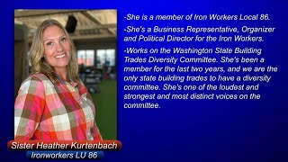 IBEW Local 46 In support of Heather Kurtenbach with Biden video [upl. by Jerrome]