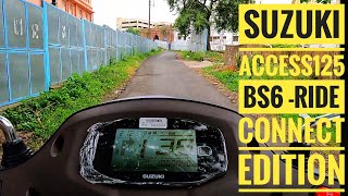 Suzuki Access125 BS6 2021bluetooth ride connect edition review  features mileage pros and cons [upl. by Twum]