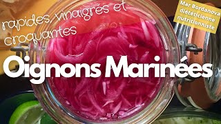 Oignons marinés rapidement  Simple sain et bon  Mar Bordanova Diététicienne Nutritionniste [upl. by Schoenberg145]