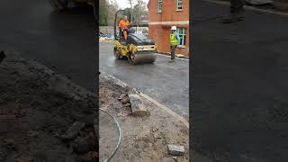 New Road Transformation Watch the Tarmac Installation Process [upl. by Liauqram890]