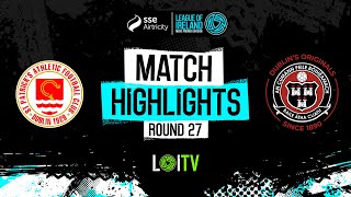 SSE Airtricity Mens Premier Division Round 27  St Patricks Athletic 00 Bohemians  Highlights [upl. by Gnehs]