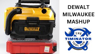 DEWALT MILWAUKEE MASHUP ATTACHING A DEWALT VACUUM TO A MILWAUKEE PACKOUT USING 3D PRINTED FEET [upl. by Cida]