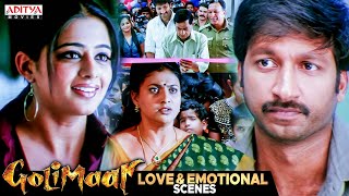 Golimaar Movie Love amp Emotional Scenes  Hindi Dubbed Movie  Gopichand Priyamani  Aditya Movies [upl. by Jeniece433]