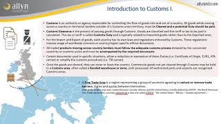 Introduction to customs classification  p1  Customs and customs clearance  about HS and HTS [upl. by Yoral520]