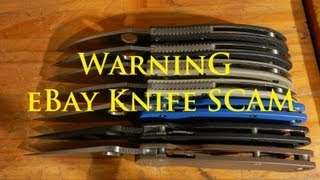 Warning eBay SCAM Tricks Selling quotPictures Onlyquot of Knives [upl. by Violante483]