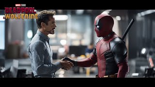 DEADPOOL amp WOLVERINE DELETED TONY STARK IRON MAN SCENE  Avengers Tower Original Scene [upl. by Coussoule]