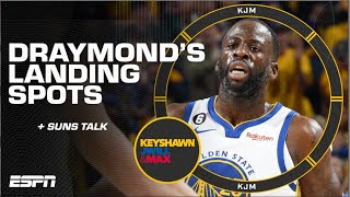 🚨 ROUNDBALL RANKINGS 🚨 Draymond Green’s BEST landing spots 🍿  KJM [upl. by Atinomar]