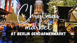 Berlin Christmas market at Gendarmenmarkt 2021 [upl. by Eizeerb730]