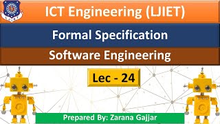 Lec24Formal Specification  Software Engineering  ICT Engineering [upl. by Arand]