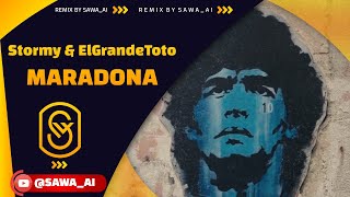 MARADONA  STORMY ElGrandeToto Remix amp Cover By SawaAI ‏ [upl. by Loseff]