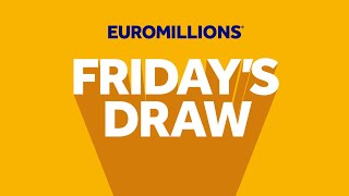 The National Lottery EuroMillions draw results from Friday 27 September 2024 [upl. by Adliwa845]