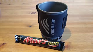 Deep Fried Mars Bar in a Jetboil [upl. by Nolyk]