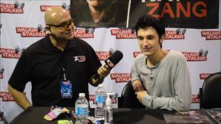 2016 Walker Stalker  Nat Zang Interview [upl. by Marlow]