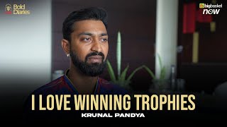 Krunal Pandya talks about his passion for winning playing at Chinnaswamy amp support of RCB fans [upl. by Gillead]