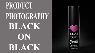 How To Photograph BLACK PRODUCT ON BLACK BACKGROUND [upl. by Monia]