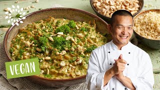 BOMBASTISCHES CURRY mit Hirse und Gemüse  würzigpikant [upl. by Aalst]