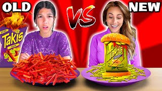 NEW VS OLD FOOD CHALLENGE  Familia Diamond [upl. by Jahn]