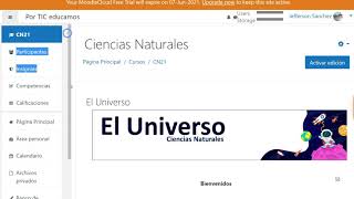 Matricular estudiantes en Moodle [upl. by Norud]