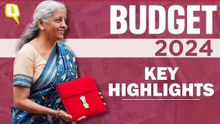 Garib Mahilayen Yuva Annadata Top Highlights From Budget 2024  The Quint [upl. by Chu]